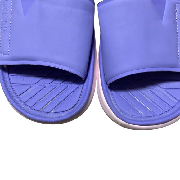 Vionic “8” Purple Rejuvenate Unixes Slides Adjustable‎ Closure 10” Long - Picture 7 of 9